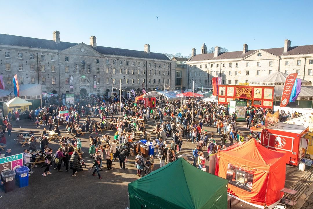 stpatricksfest's tweet photo. Our beloved Festival Quarter is making a grand return to @NMIreland, bringing back the joy &amp; memories from the past 2 years. Join us for more fun times where music, delicious eats, &amp; moments with friends &amp; family come together. Line-up announced very soon!! 🌟💚

#SPF24 https://t.co/TpzC5zqa8H
