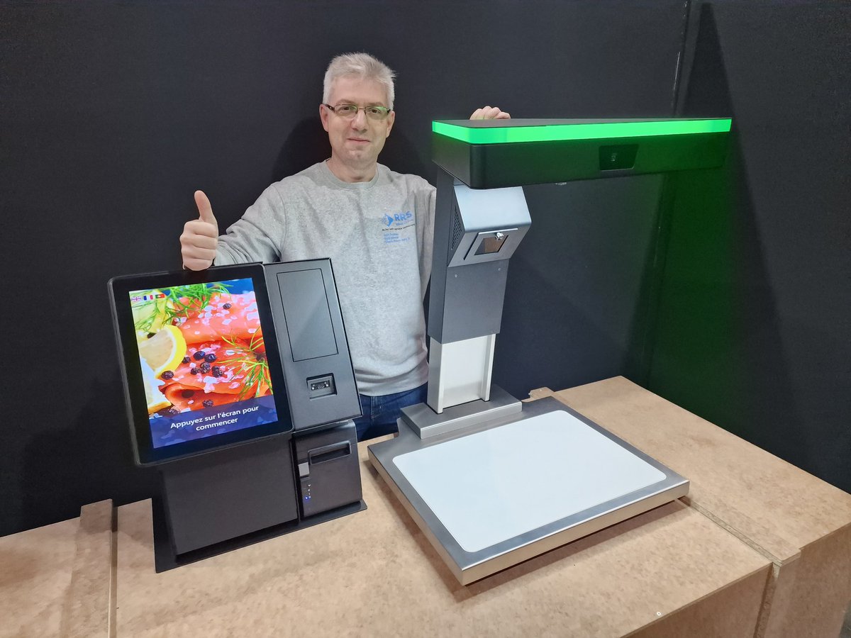 Here it is! The RRS Robot-Cashier is officially launched in its Next Generation design. This newest AI-based terminal for unattended checkout goes to self-service restaurant in Lisbon right now. #AI #RRS #UnattendedCheckout #ComputerVision #SmartCheckout #NeuralNetwork