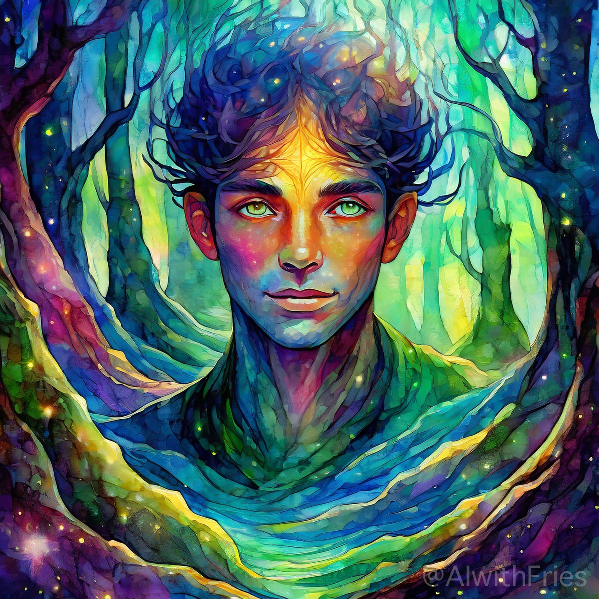 Mystic Gaze Amid Nature's Kaleidoscope

Caught in a moment of cosmic contemplation, our subject here seems to ponder the intricate tapestry of existence. 
#MysticalMusing #ArtisticThoughts #UniverseInEyes #art #instagood #photooftheday #beautiful #photography