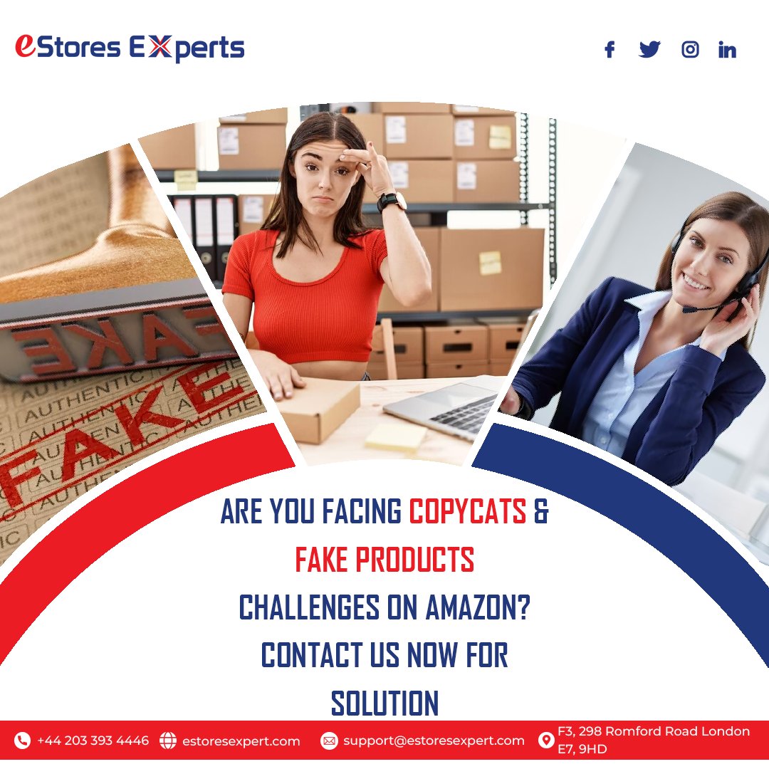 EstoresExperts's tweet photo. 🚫 Tired of Copycats and Fake Products on Amazon? We Have the Solution!
🤝 Contact Us Today to Safeguard Your Brand Integrity!
For more info:
Call Us: 020 3500 3475
Email: info@estoresexperts.com.
Our Website:https://t.co/2X7tlLELBA
Address: F3, 298 ROMFORD ROAD LONDON E7 9HD https://t.co/PMVWJUahx2