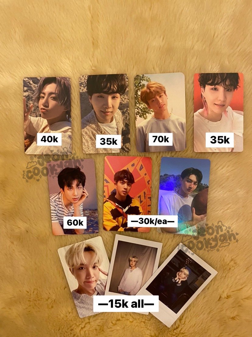 jeoncookyah's tweet photo. [Help Rt] sale

WTS / WANT TO SELL

🏠Bogor/Jawa Barat
❌Pack&amp;Adm
💸Tertera digambar
📽Condi via dm

t. wts wtb wtt pc bts ina taehyung jhope jimin jin rm suga jungkook jay enhypen https://t.co/Fw3gFIHUqj
