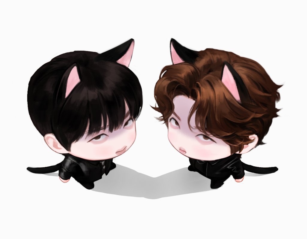 pitt_fore's tweet image. 둘의 친목 응원해 ૮ ˶ᵔ ᵕ ᵔ˶ ა