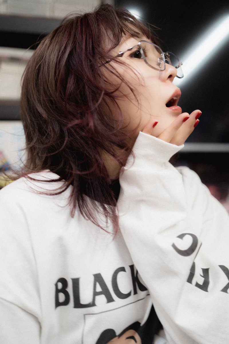 Saito_Shuka's tweet photo. ウルフ継続中🐺
久々のインナーカラー🍇
＠motapan https://t.co/BVSPWXn6xy