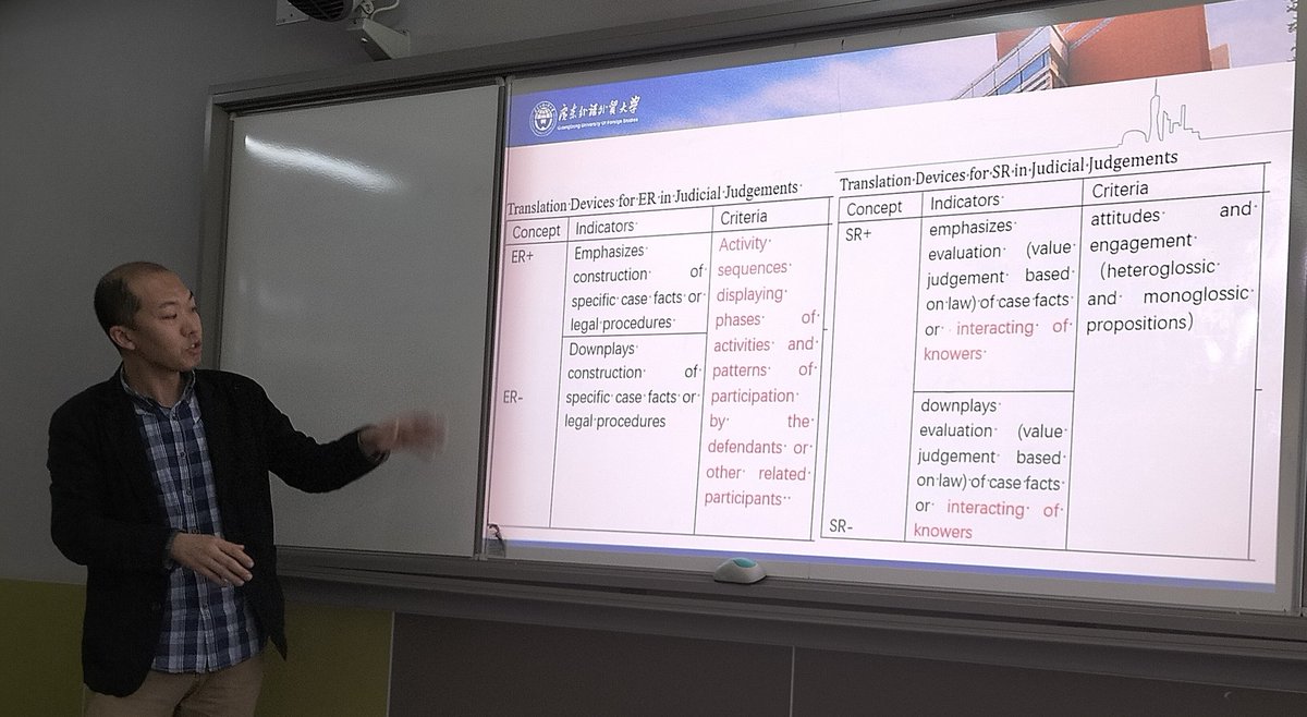 #LCT5 Very interesting analysis of legal judgements using Specialisation by Wentao Xu.