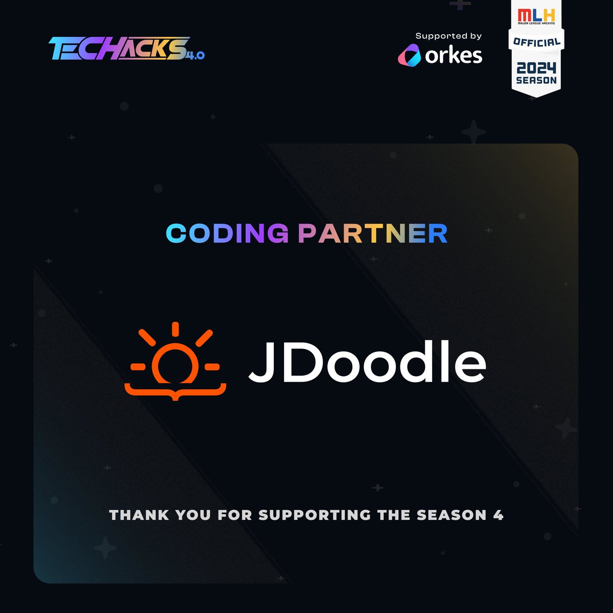 techackscu's tweet image. Thrilled to announce @jdoodleide as the Coding  Partner Partner of Techacks4.0!
AI-powered Cloud-Based IDE Empowering developers, students &amp;amp; educators with innovative coding tools! Simplify Coding, Amplify Creativity!