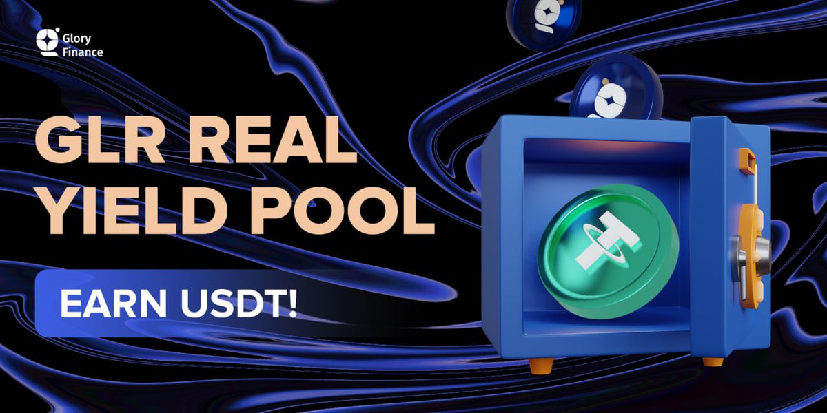 Real Yield is back on #GloryFinance! 🔥🚀

$GLR Single Staking Pool to earn passive income on your tokens!

Stake #GLR and earn #USDT. 🤑🤑

app.gloryfinance.io/invest/pools

GLR Pool APR up to 170%!

✳️ NB: The Pool reward (APR) will be updated on a weekly basis!