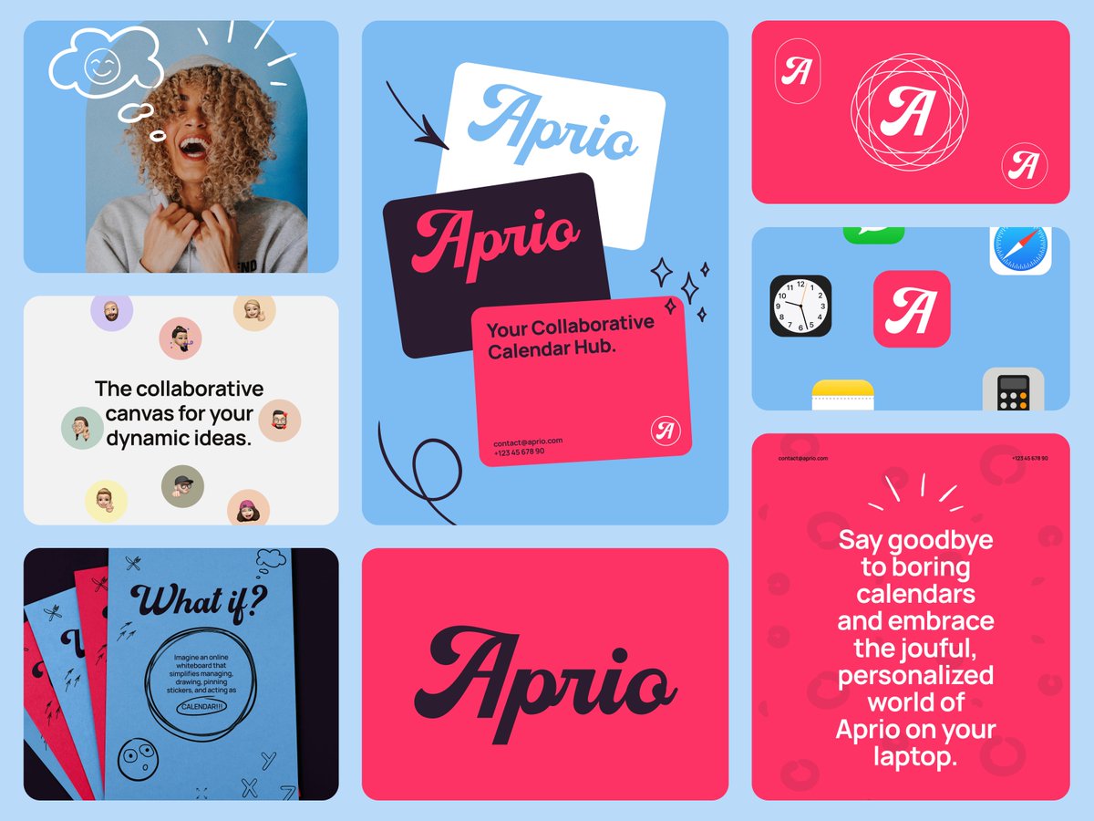 QuetraTech's tweet photo. Introducing Aprio, your dynamic online whiteboard companion. It reimagines the traditional calendar experience, bringing the charm of doodles and the convenience of digital organization to your fingertips.

#productivity #digitalproduct  #visualidentity #quetratech #Brandconcept https://t.co/weyh3qxeGj