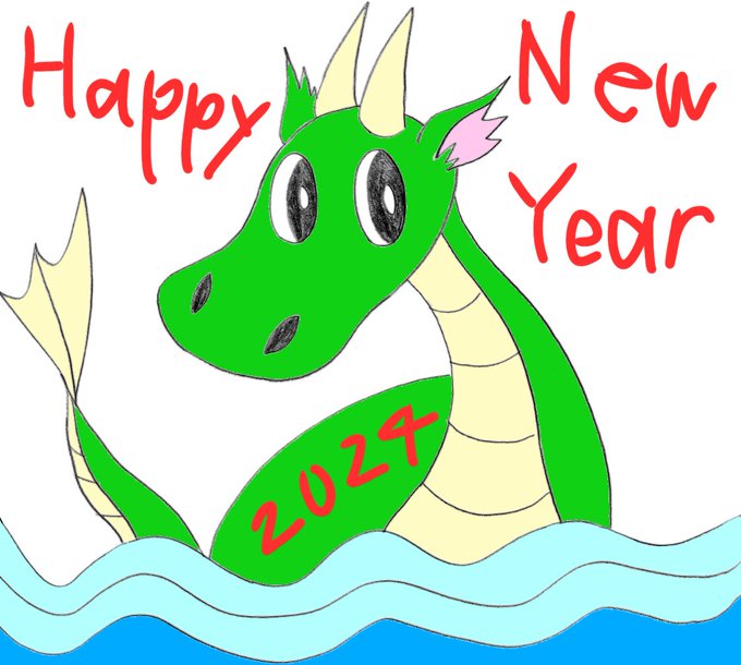 「ドラゴン 新年」のTwitter画像/イラスト(新着)