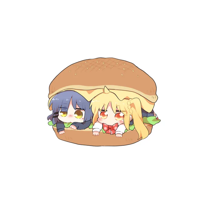 ハンバーガーリョ虹です ハンバーガーが食べたくなりました 