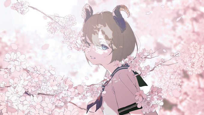 堰代ミコさんの生誕記念イベントにて、 メインビジュアル/アニメーションを担当させていただきました!! よろしくお願いします!! #徒桜