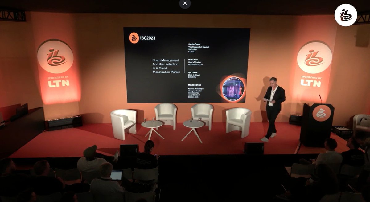 IBCShow's tweet image. #Throwback to our #IBC2023 #panel 'Churn Management and User Retention in a Mixed #Monetisation Market', where we explored the various techniques to enhance audience #engagement, counter churn and improve #retention.🌐 WATCH VOD HERE: ow.ly/bZrb50QreQQ