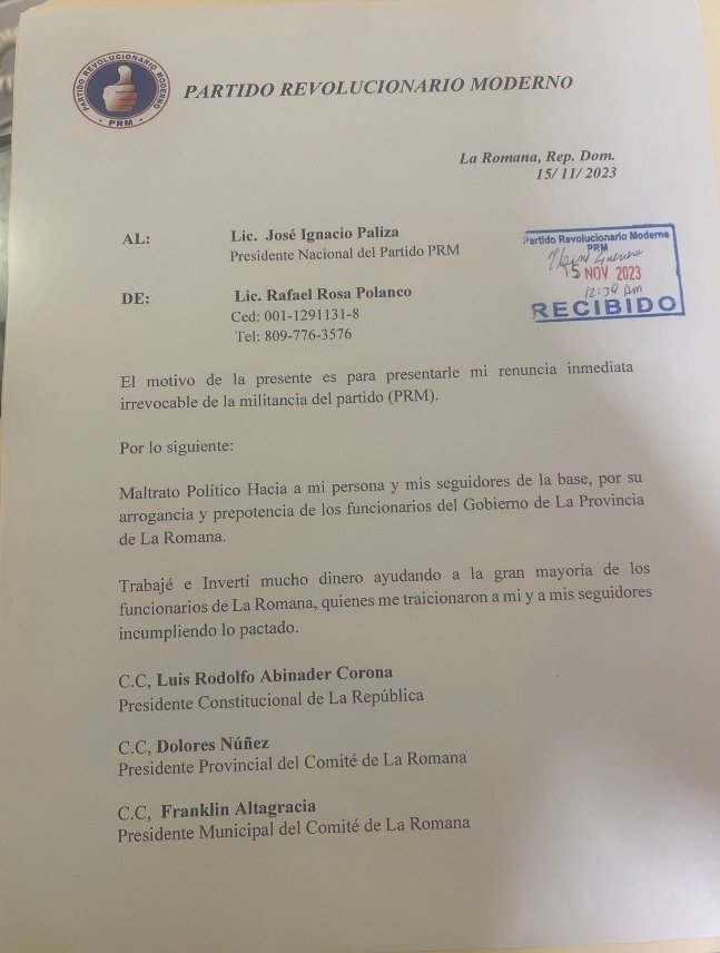 Arga😎 (@ang2023) on Twitter photo La gente que invirtió dinero en el <a href="/PRM_Oficial/">PRM</a> se está alejando.
<a href="/delvyslanfranco/">Delvys Lanfranco</a>
<a href="/MaGuerra17/">MaGuerra</a> <a href="/Adonaidamedina/">Adonaida Medina</a> La gente que invirtió dinero en el <a href="/PRM_Oficial/">PRM</a> se está alejando.
<a href="/delvyslanfranco/">Delvys Lanfranco</a>
<a href="/MaGuerra17/">MaGuerra</a> <a href="/Adonaidamedina/">Adonaida Medina</a>