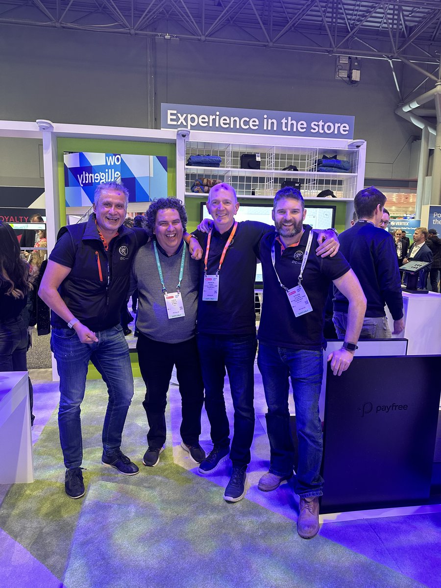 TRCSolutions's tweet photo. Great day at #NRF2024. Tthe TRC Solutions Team met our friend Luca Tonello. 

The NRF brings out the best in Retail and we have been delighted to meet and reconnect with them. 

Stop by the @SAP Booth where we are introducing game-changing technology. https://t.co/8XhzhB5eom