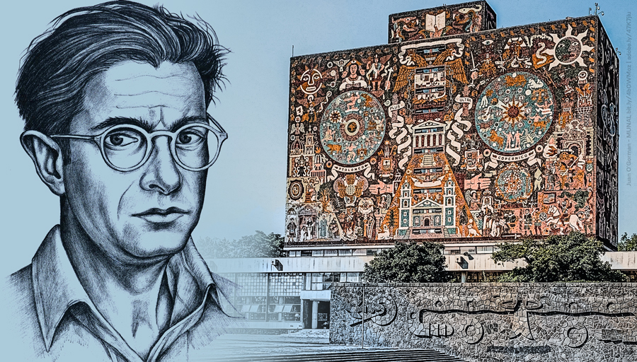 UNAM_MX's tweet photo. #BoletínUNAM Las obras de Juan O’Gorman, creador de la Biblioteca Central y sus murales, en #CiudadUniversitaria, son orgullo de los mexicanos: #ExpertaUNAM > https://t.co/0HY6Ge2RLI https://t.co/h6H3QO1xCS