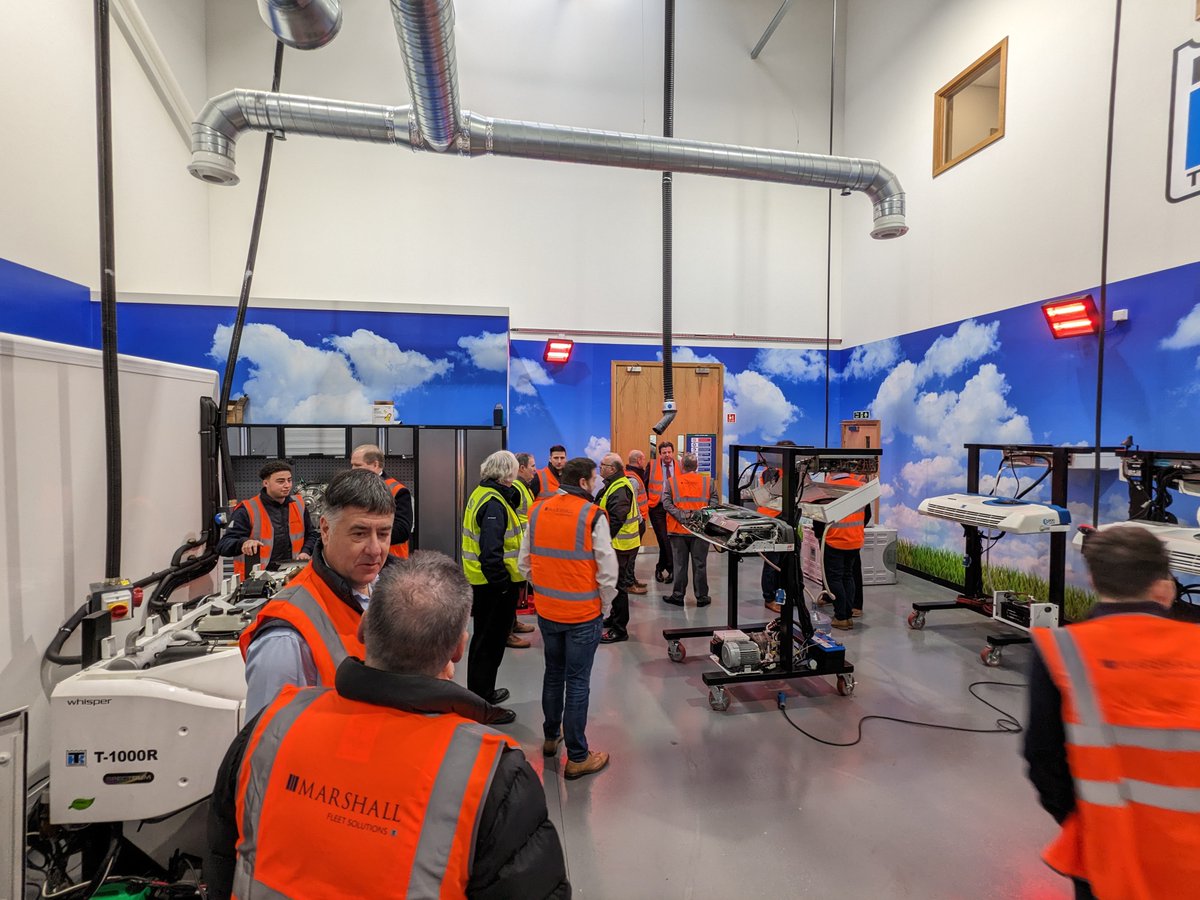 Creating a new apprenticeship for the refrigerated transport industry is a huge breakthrough.

What better way to celebrate than by introducing our guests to some of our current Marshall Fleet Solutions apprentice superstars in our state-of-the-art practical training area?

#MTRT