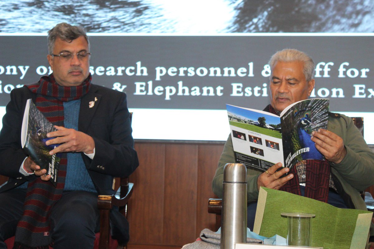 wii_india's tweet image. Exciting release of Winter edition @Wii_india newsletter by Dr. SP Yadav, ADG (PT&amp;amp;PE), MS-NTCA @spyadavifs. Featuring activities from WII and @moefcc, the issue delves into articles on India&apos;s endangered species, offering valuable natural history and ecological perspectives.…