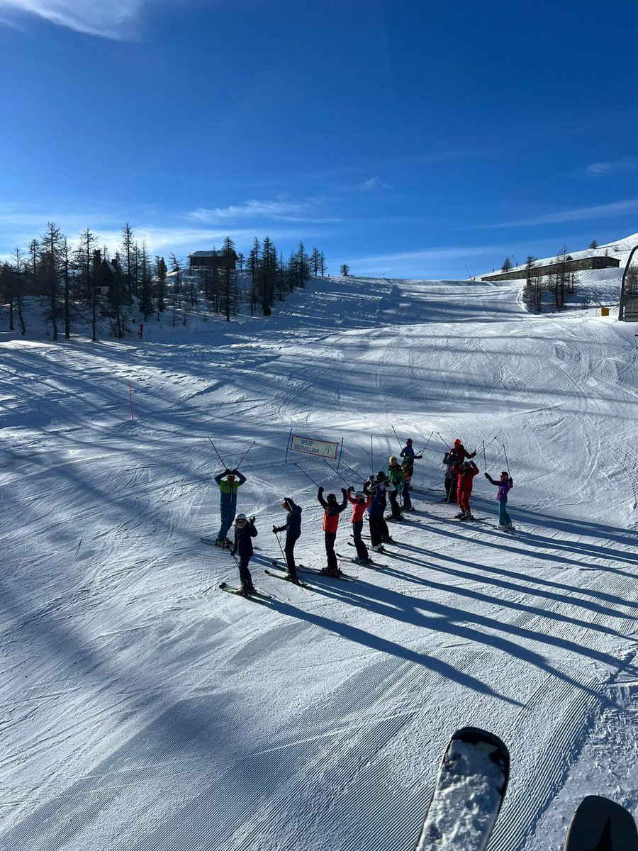 Nice to receive some photos from the S3 ski trip to Italy that is taking place at the moment. They are obviously getting great weather and plenty of snow!