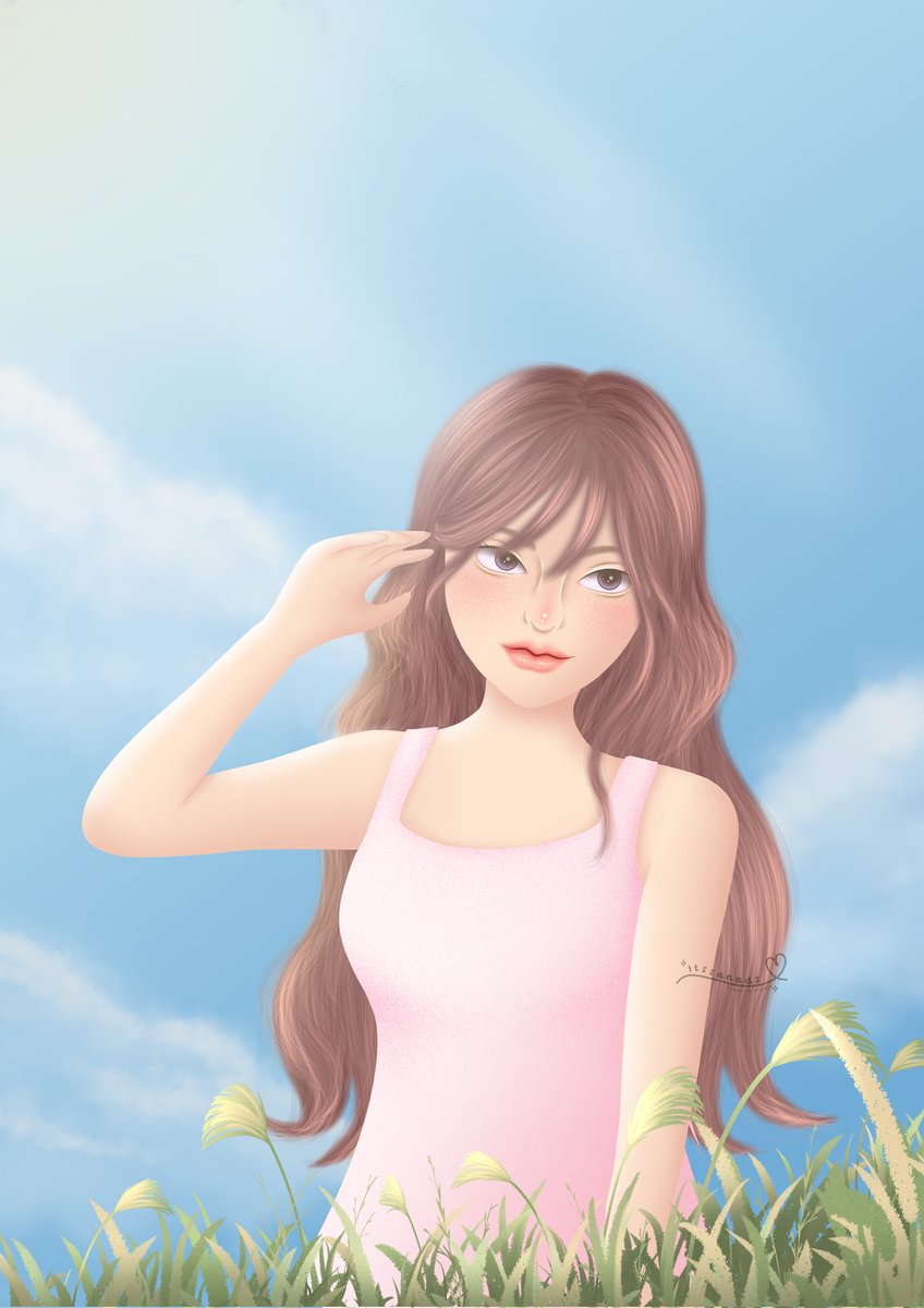 Sweet summer✨☀🌱💕 #digitalart #illustration #illustrationart #artwork #sweet #summer #sweetsummer #clipstudiopaint #csp