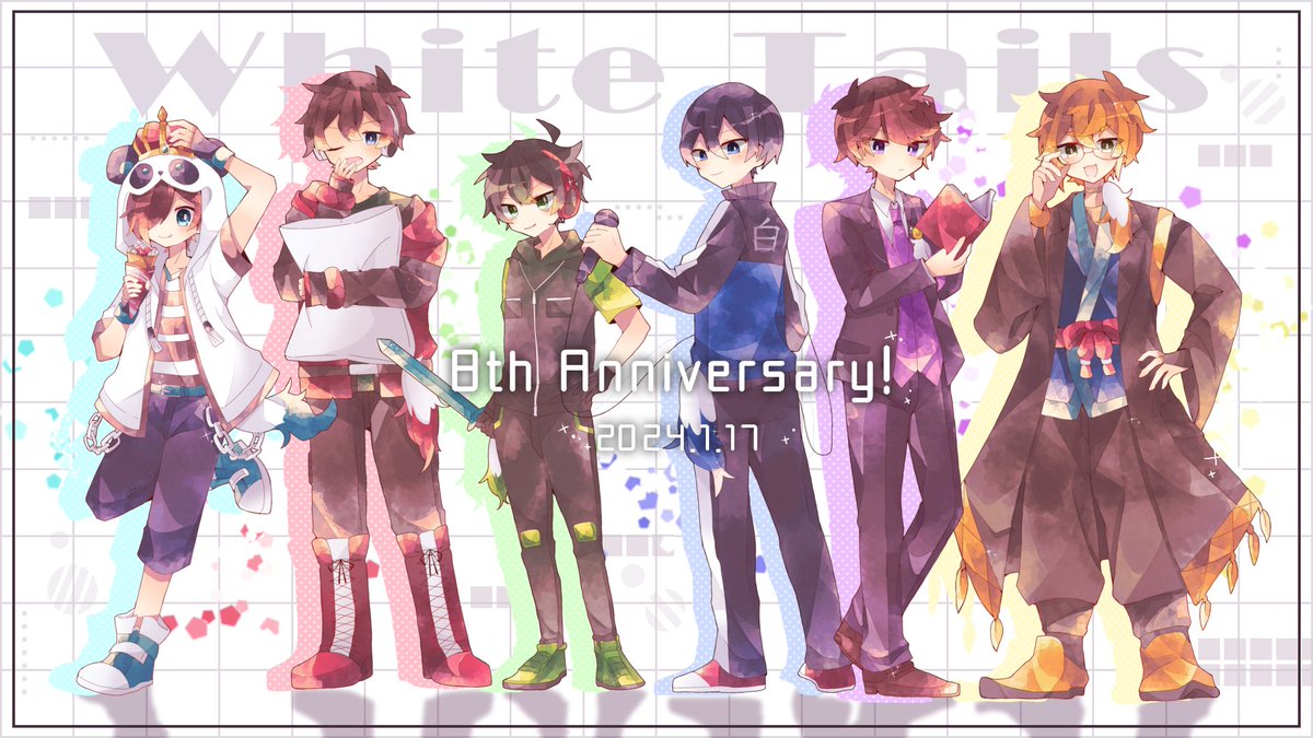 cresciend129's tweet photo. #ワイテルズ8周年
#しろっぽ 
🤍8周年おめでとうございます㊗️🎉
生きがい❕これからも尾も白い活動楽しみにしてます❕ https://t.co/m1lku6ueIm