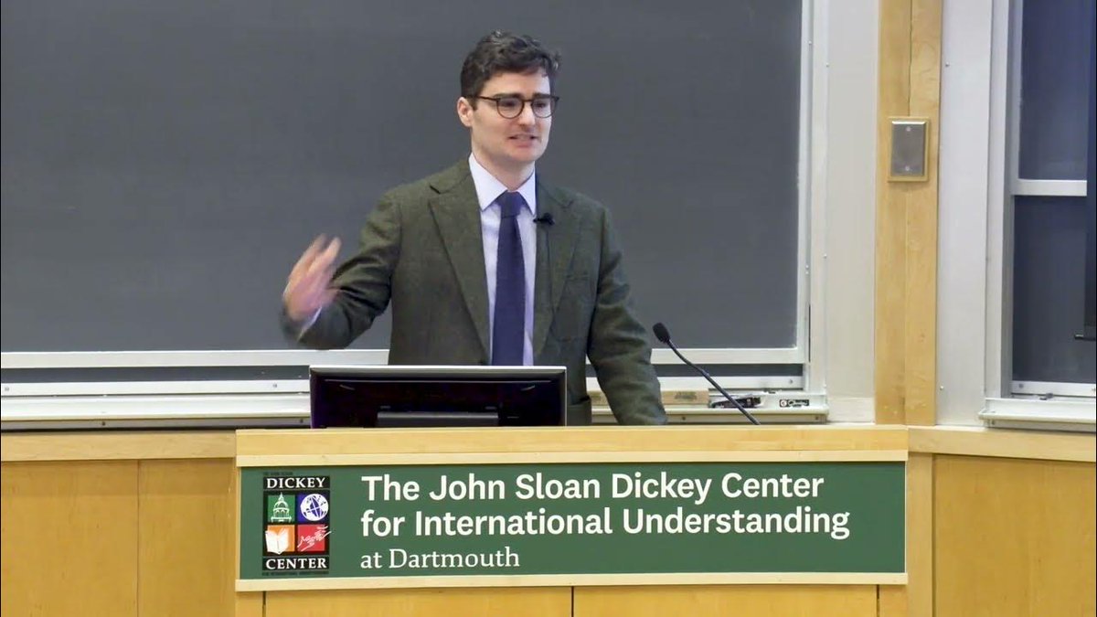 DartmouthDickey's tweet photo. #ICYMI: Stuart Reid, Exec. Editor at Foreign Affairs, told the Secret History of the CIA and a Cold War Assassination of the elected leader of newly independent #Congo, based on his book "the Lumumba Plot." Watch it: https://t.co/IzD0XPMe4A
#intsec #dartmouth https://t.co/yR2bz8UZUt