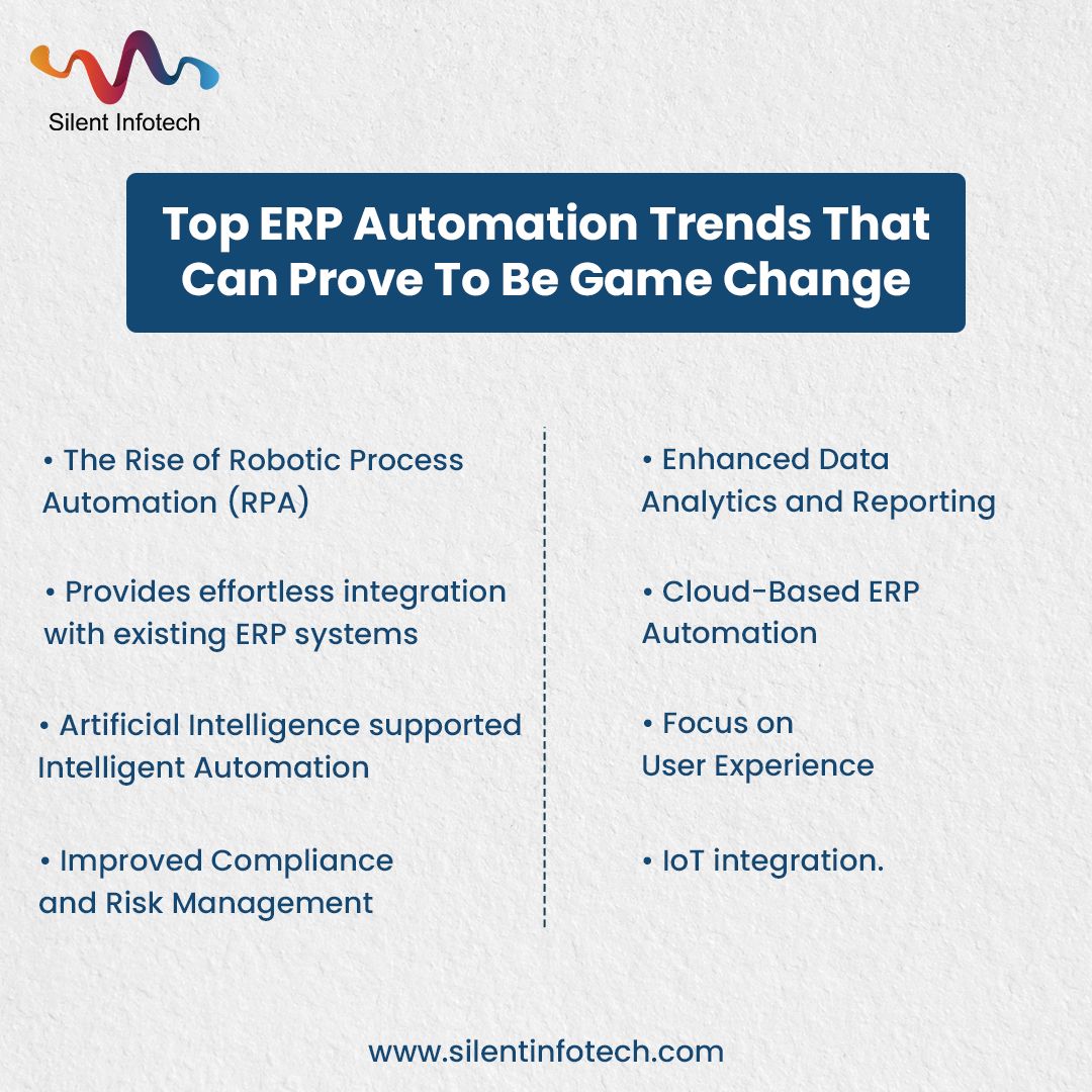 silentinfotech's tweet photo. Revolutionize your operations with Silent Infotech's expertise in ERP automation trends. Future-proof your business for success! ๐๐https://t.co/0BqBYOXlm6 #SilentInfotech #AutomationInnovation #erpautomation #erp #odoo https://t.co/0x97MFlTiP