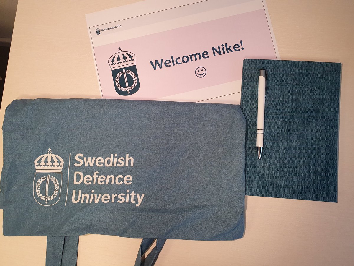 Very excited to be spending the next 4 weeks as a guest researcher here at the Swedish Defence University @Forsvarshogsk in Stockholm! Thank you to the Department of Political Science for the warm welcome!