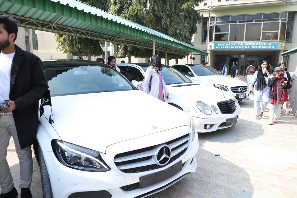 IU_Org's tweet photo. Auto Show by AIRBFT- 16th January 2024
On the direction of the honorable Vice Chancellor, Dr. Ahmed Waliullah Kazi, the Office of Research, Innovation, and Commercialization organized an “Auto Show” held on 16th January at Block A pathway, Isra University, Hyderabad.
Our Honorable Vice Chancellor, Prof. Dr. Ahmed Waliullah Kazi, graced the event with his presence, adding an extra layer of expertise and academic insight. The students were privileged to gain valuable knowledge from his perspective on the evolving trends in the automotive world.
The distinguished guests of the AIRBFT Auto Show were honored with souvenirs presented by the Vice-Chancellor, Prof. Dr. Ahmed Waliullah Kazi and Former Chancellor, Prof.Dr. Hameedullah Kazi,Adding to the grace of the occasion, Mr. Haseebullah Memon, Additional Director of the Office of Research, Innovation, and Commercialization (ORIC), joined in to extend the warm welcome and contribute to the festivities. Their presence and generosity in distributing these tokens of appreciation added an extra layer of significance to the event, creating cherished memories for all attendees.
At the Airbft Auto Show, the thrill of the event was undeniable as the venue buzzed with the latest automobiles' revving engines and sleek designs. From sleek sports cars to eco-friendly electric vehicles, the show featured a diverse array of cutting-edge technology, offering a firsthand glimpse into the future of transportation. The palpable excitement highlighted the shared passion for innovation and automotive excellence.
The event concluded with a group photo that captured not just faces but the shared memories of this collaborative effort. It's a snapshot of the teamwork, creativity, and sheer enthusiasm that went into making the Auto Show a memorable experience.
A big shoutout to Airbft for hosting this spectacular event and creating a platform for students to explore the exciting world of automotive innovation!