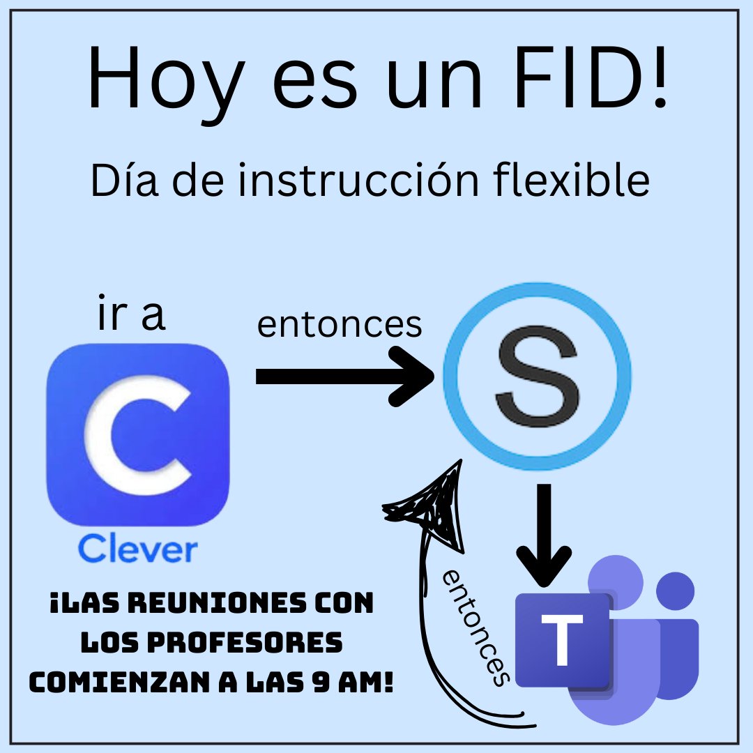 Charge your laptops and meet us on Teams at 9am! We can't wait to see you! ❄️❄️❄️❄️ #fid #snowday