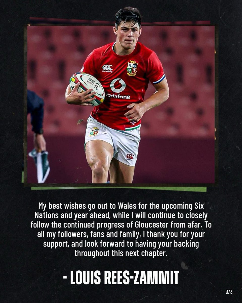 Louis Rees-Zammit ⚡️ tweet media