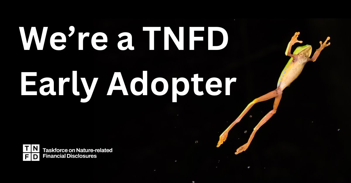 At <a href="/EcoAdvisors/">EcoAdvisors</a>, we are thrilled to become an inaugural TNFD Early Adopter and will begin to make <a href="/TNFD_/">TNFD</a>-aligned disclosures in 2024.  

Why? Because Nature matters. tnfd.global/about/why-natu…

See full list of Early Adopters: tnfd.global/engage/inaugur…

#TNFDEarlyAdopter #TNFD #WEF24
