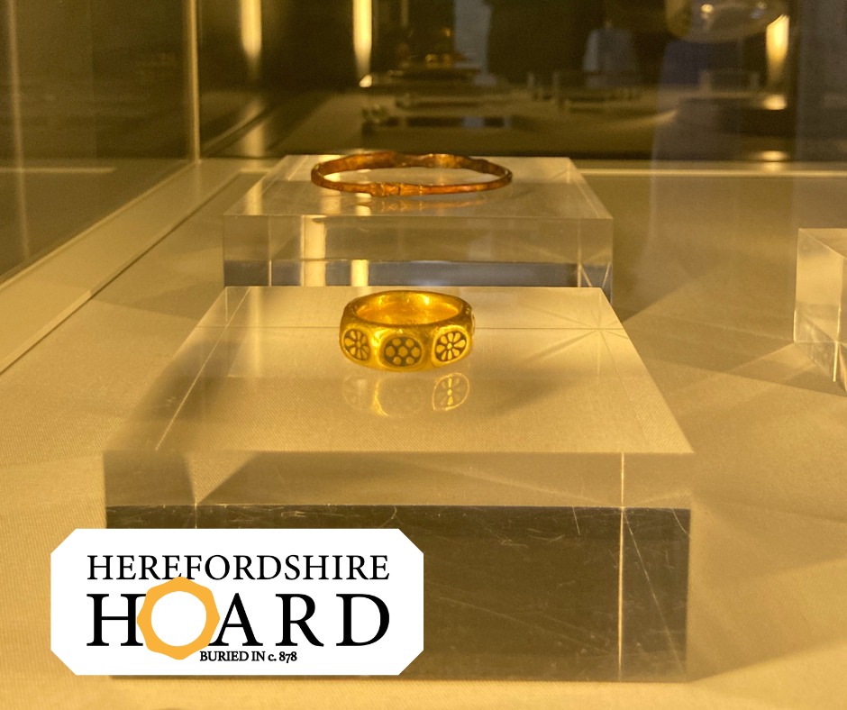 Have you been in to see the Herefordshire Hoard yet? If not, don't worry there is still time but you need to be quick. Head on down to Hereford Temporary Library any time before 4:45pm tomorrow to make sure you don't miss out!