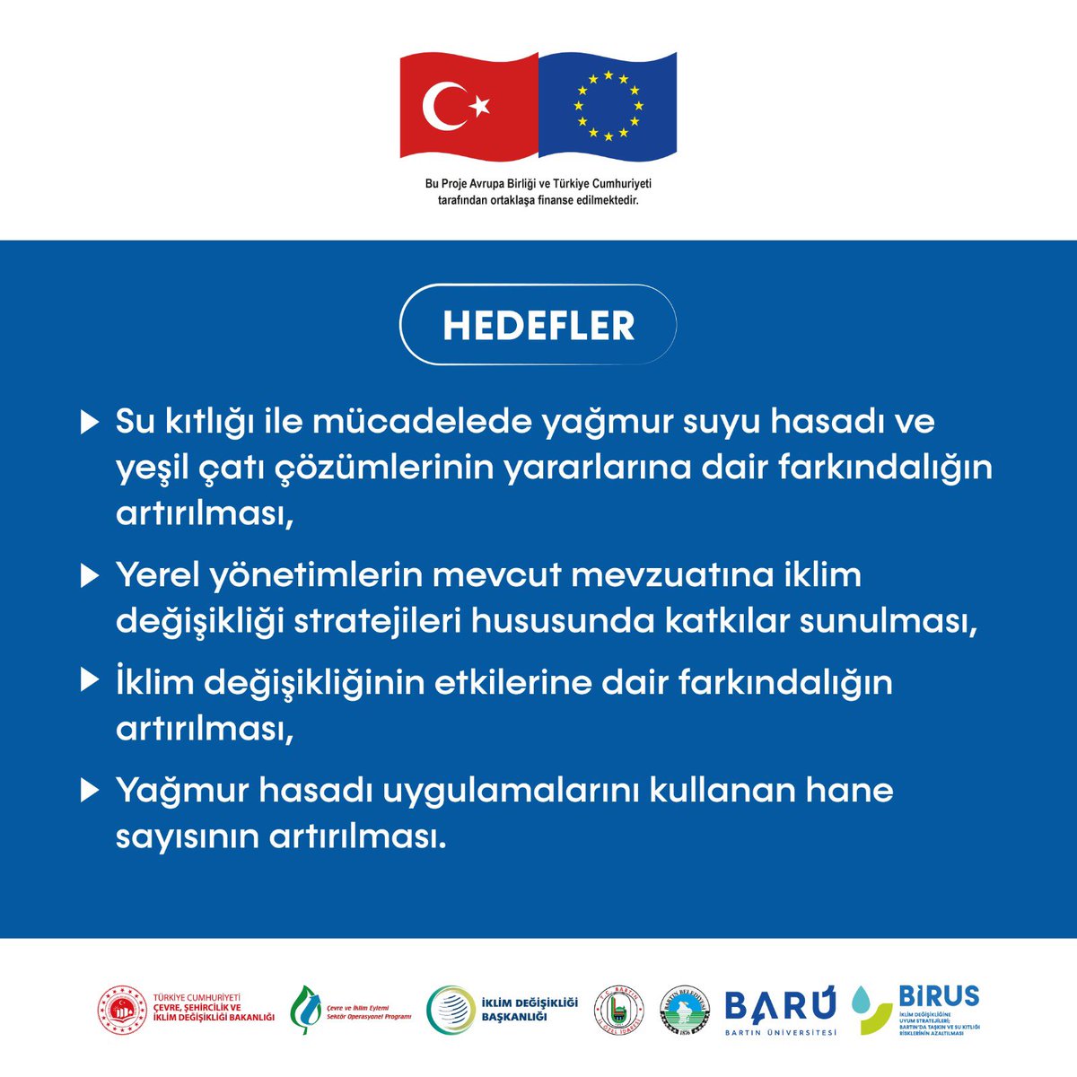 Proje hazırlandı ✅
Ekipler oluşturuldu ✅
Planlamalar tamamlandı ✅

Şimdi sıra yarınlarımıza daha yaşanabilir bir dünya bırakmak için hedeflerimizi gerçekleştirmekte 🎯

@mehmetozhaseki @ibrahimyumakli @erolozvar @uzun_orhan

#barubirus 🇹🇷🇪🇺 #iklimdeğişikliği #avrupabirliği