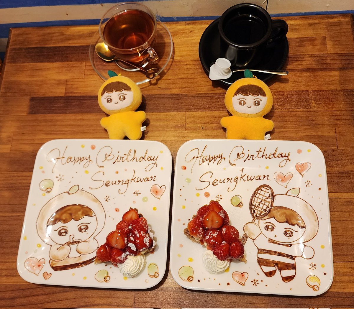 deko3149's tweet photo. Happy Birthday　SEUNGKWAN 🎂
앞으로도 건강 조심하시고 웃음 가득한 
하루하루 보내세요♥️
ぶーちゃんセンイルを🍊お友達と満喫してきました😊今日も「BOOタミン🍊」大量摂取で充電完了😁👍️

#happyBOOday
#승관이는_우리의_숨이니까_생일축하해
@pledis_17 @pledis_17jp https://t.co/MmMw3obqXs