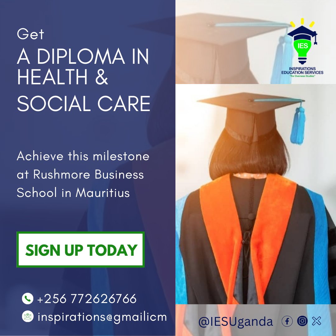 IesUganda's tweet image. Registration in progress...

Visit our offices in Room 3, Susie House, Ggaba Road next to dfcu bank #StudyAbroad #StudyInMauritius #SocialAndHealthCare