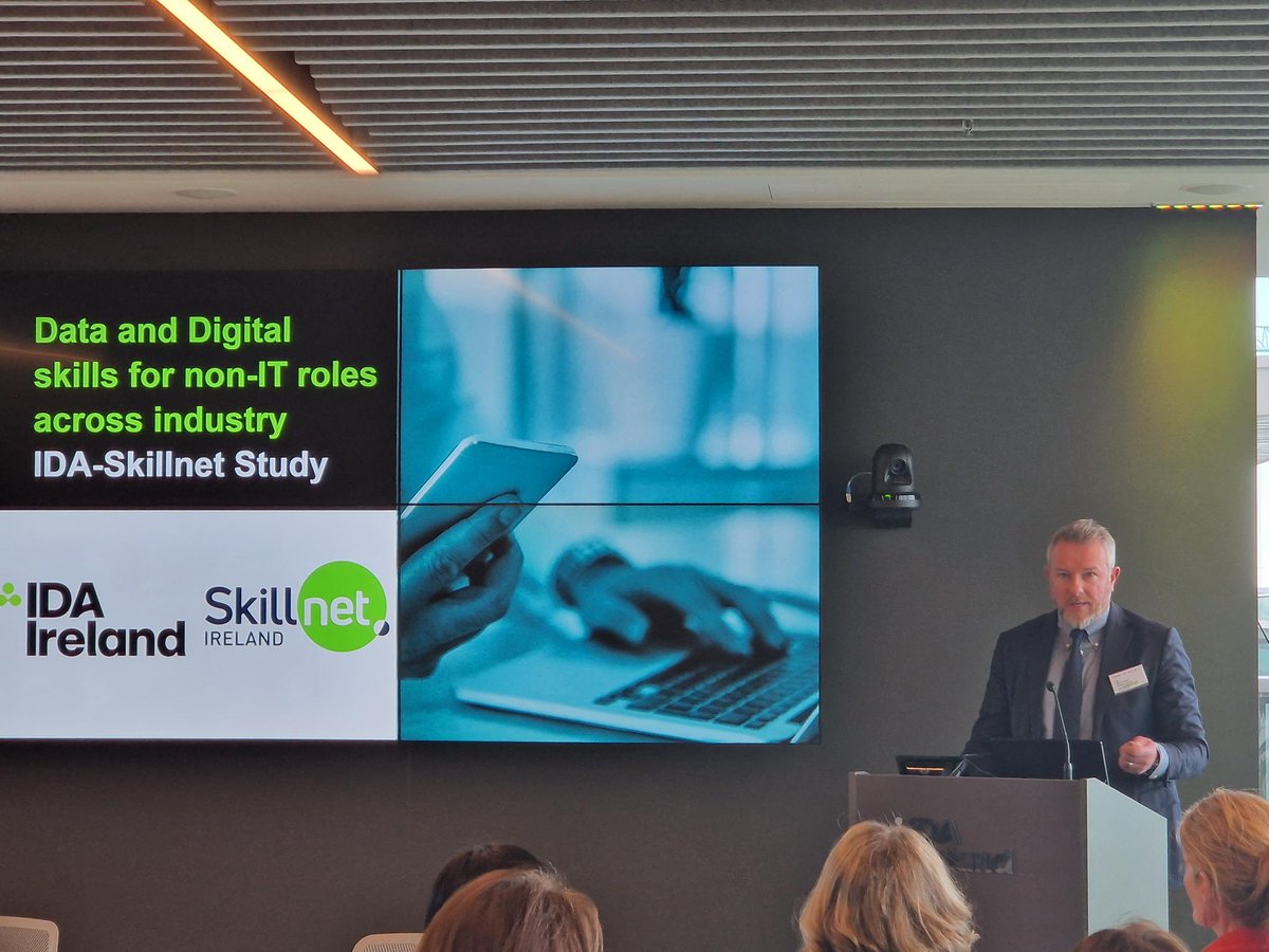Skillnet Ireland &amp; <a href="/IDAIreland/">IDA Ireland</a> have collaborated to release new research today, which identified data analysis as a skill gap for employees at all levels.

Read the findings of the report:
bit.ly/3RWwXNX

#SkillnetIreland #IDAIreland #Digitalisation #CustomerExperience
