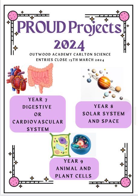 OACaScience's tweet photo. 🌟 Calling all young scientists! Year 7, 8, &amp; 9 are on a mission to unveil their exceptional science projects by March 15th. Brace yourselves for a showcase of brilliance and innovation! 🚀🔍 #StudentScience #InnovationUnleashed @OACarlton @OutwoodScience https://t.co/C8ccnPHyNG