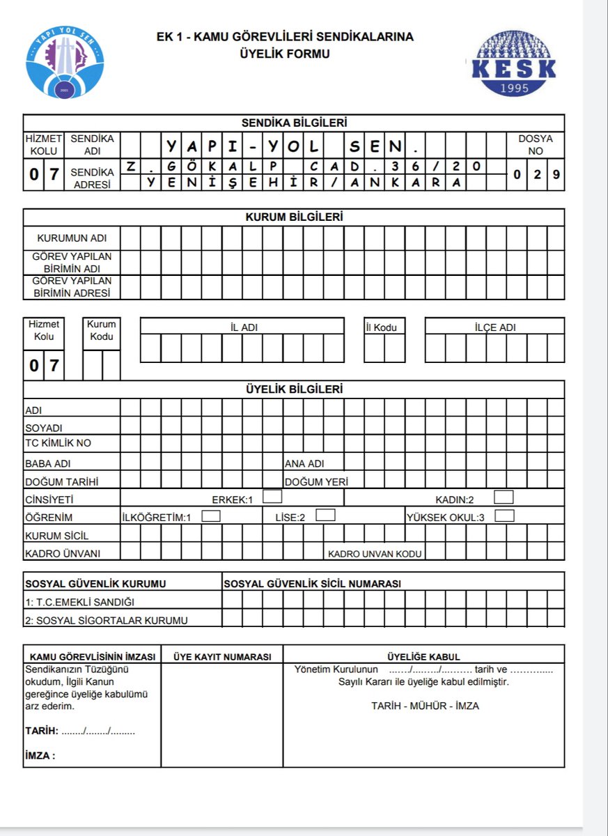 SubesiYap's tweet image. İnsan onuruna yakışır bir ücret !
Liyakatlı çalışma hayatı !
Ulaşılabilir kamusal hizmetler!
Gerçek bir toplu sözleşme!
Güvenceli iş güvenceli gelecek!
Emekliliğe yansıtılmış ek ödemeler!

İçin 

YAPI- YOL -SEN e üye ol...

Gücümüz birliğimizden gelir.

YAPI -YOL-SEN 

KESK