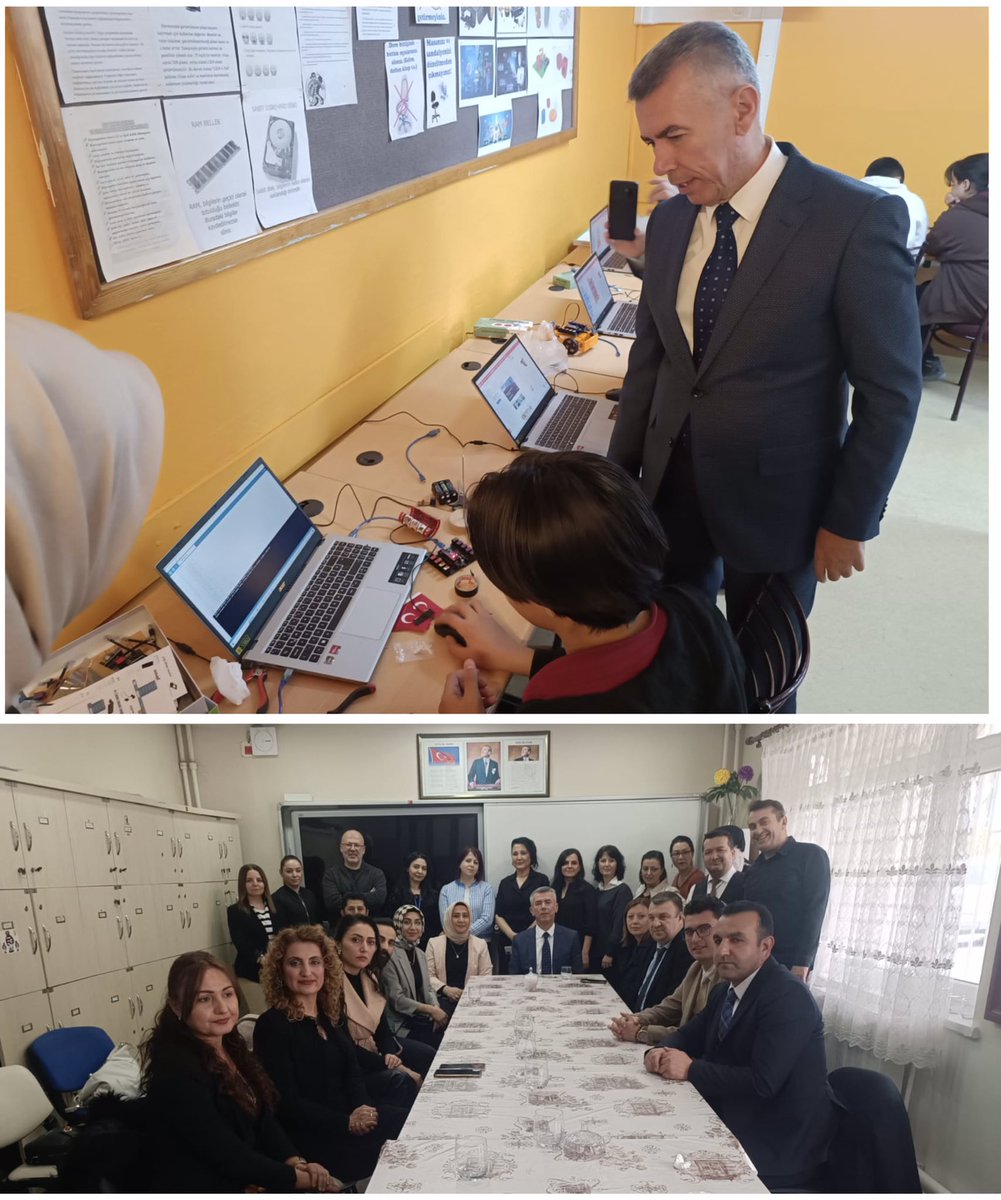 Kaymakamımız Sn Ali Sırmalı, İlçe Millî Eğitim Müdürümüz ile Şehit Öğretmen Yasemin Bayram Tekin Ortaokulu’nda, Bütün Çocuklar Derneği’nin katkılarıyla yapılan “Robotik Kodlama ve Maker Atölyesi” açılışını gerçekleştirerek, öğrencilerimiz için hayırlı olması temennisinde bulundu.