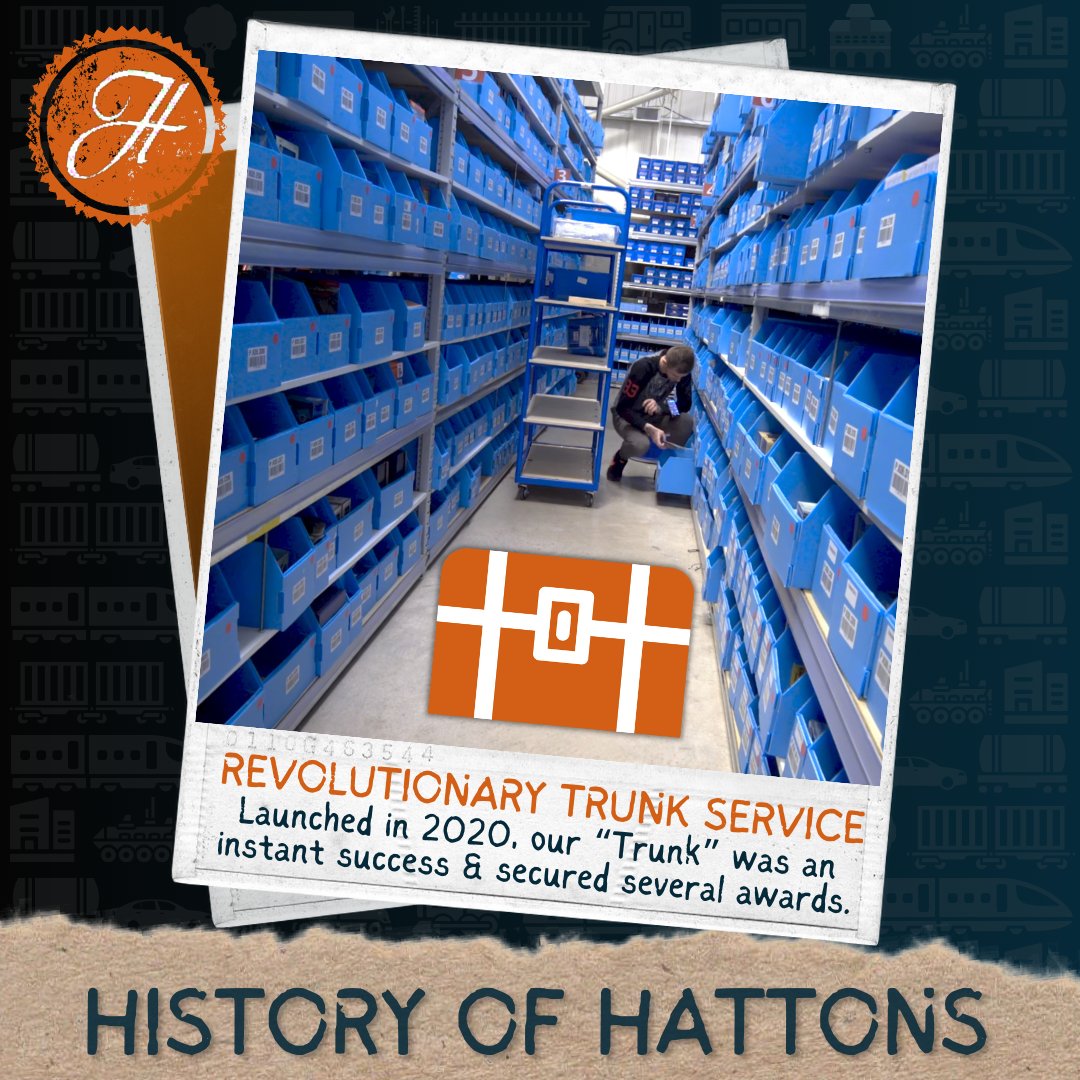 🧳 Launched in 2020, our revolutionary "Trunk" service enabled customers to buy and hold items for later despatch.

It has proven incredibly popular over the last few years and even secured multiple e-commerce awards.

#HattonsMemories