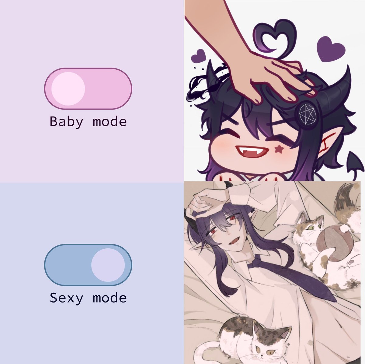 MizukiNemu's tweet photo. Couldn't post dis cuz i didn't have a mild spicy pic but NOW I DOOO~

Which one do you like more~? https://t.co/vGbmfUrxlq