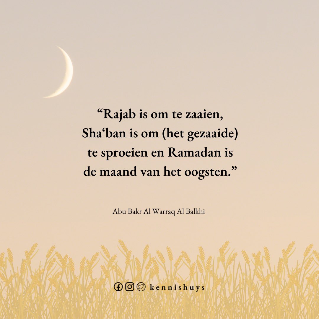 kennishuys's tweet photo. #swipe #rajab #ramadan #voorbereiding #gunsten #islam #weetjes #kennishuys https://t.co/nPFAXeQYtU