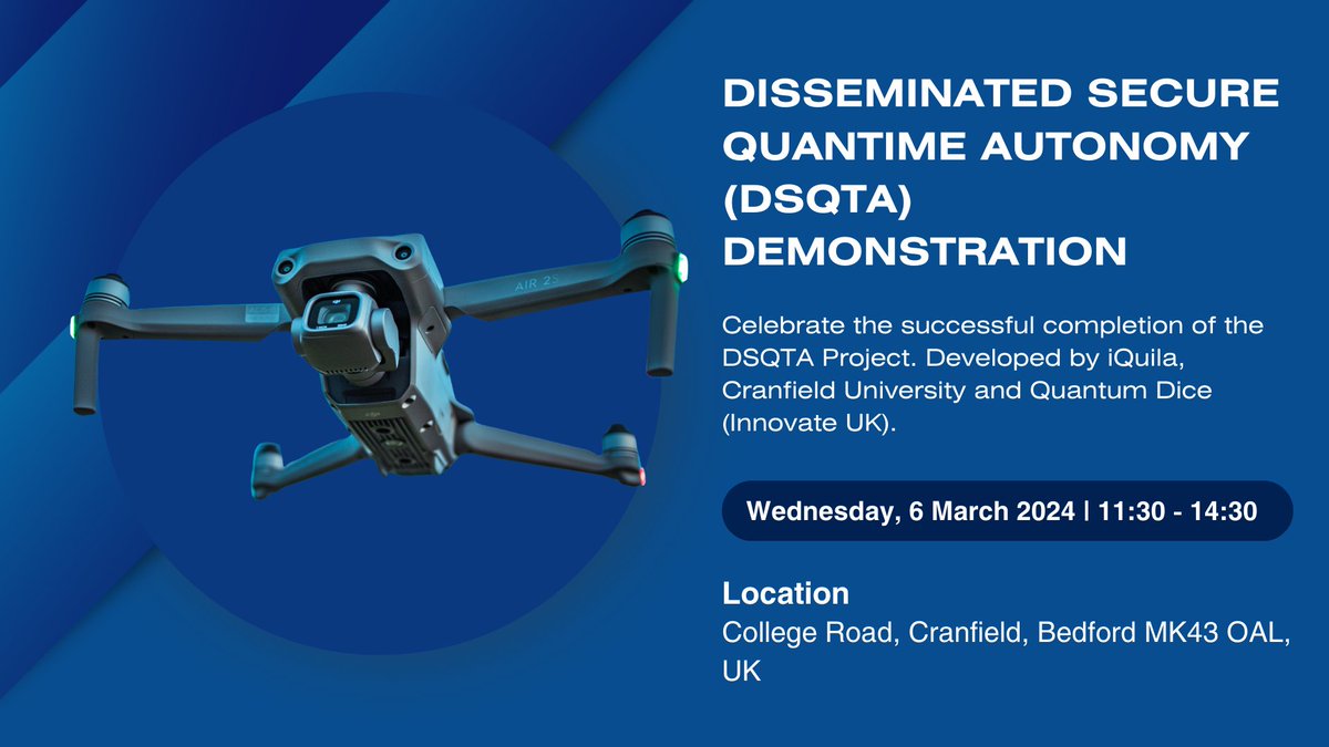 Secure your place at the forefront of autonomous technology by registering for the Disseminated Secure Quantime Autonomy (DSQTA) event.

eventbrite.com/e/save-the-dat…