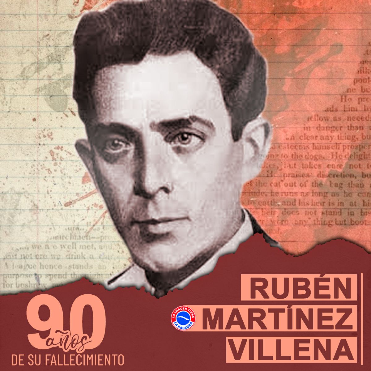 En el 90 aniversario de su muerte, nuestro recuerdo y homenaje para Rubén Martínez Villena, el poeta de 'La pupila insomne', símbolo de patriotismo y lealtad a #Cuba, líder del movimiento obrero y comunista. #CubaViveEnSuHistoria