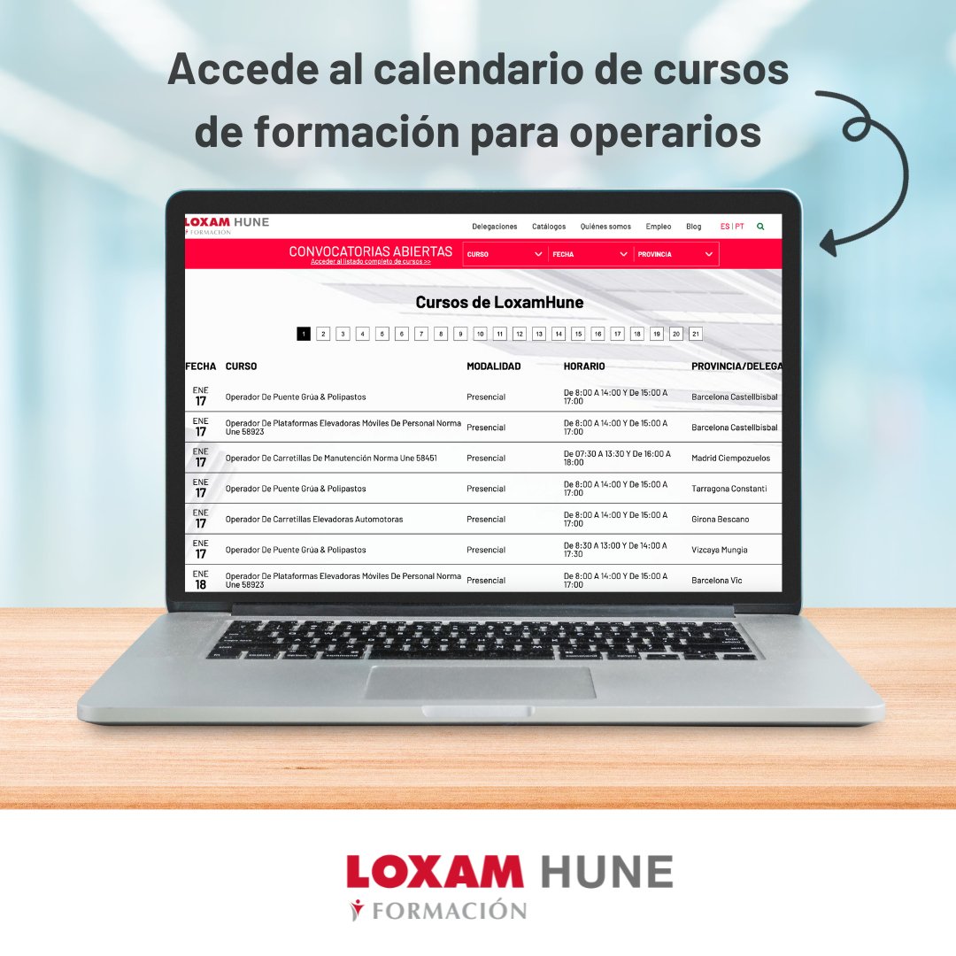 LoxamHune's tweet photo. Si estás buscando un centro de formación de confianza y con todas las garantías de #calidad y #seguridad, estás de suerte.

Grandes empresas como #Prosegur, #Indra o #Elecnor, confían LoxamHune Formación para formar a sus equipos de operarios. https://t.co/8jzIkVBaO1