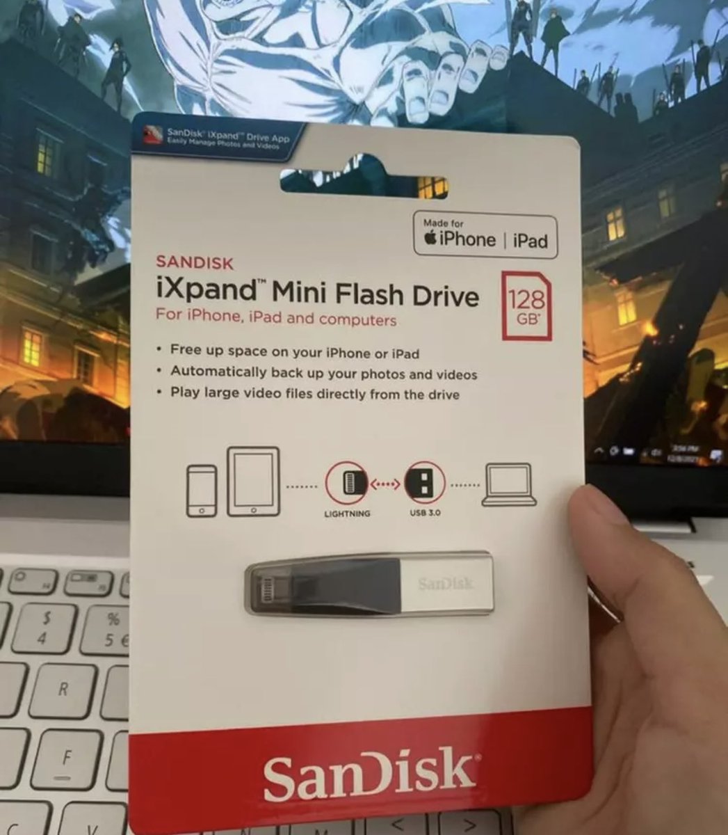 racunwithyana's tweet photo. Sandisk dah keluarkan pendrive khas untuk iphone user wehh, lepasni jangan membazir duit lagi nak upgrade, baik beli pendrive ni murah je 

Dah la murah lepastu bagi lagi diskaun 60% wehh

[thread] https://t.co/yonk8DMrXZ