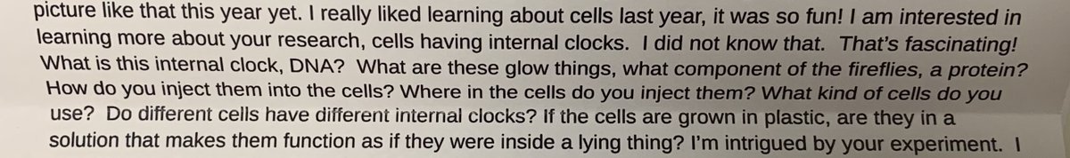 RobertaColapie's tweet photo. Just got my 2nd letter from my penpal through the Letters to a Pre-Scientist program (@LettersPreSci). Look at her questions! 🤩 Totally blown away by how curious these kids can be #STEMPenPals #STEMforAll https://t.co/cPaHMaBCJr