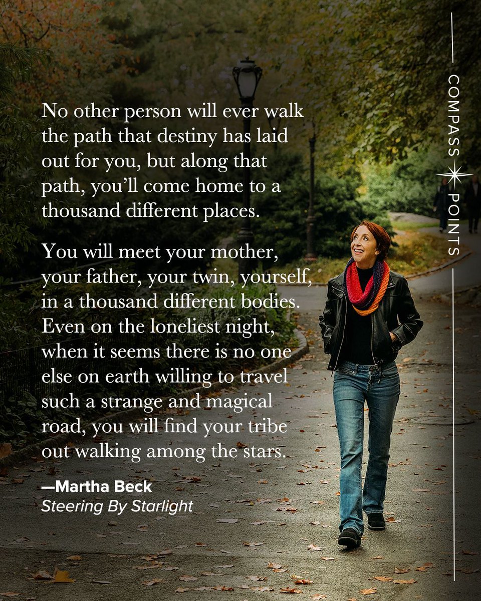 TheMarthaBeck's tweet photo. ~Martha Beck, Steering By Starlight
https://t.co/f9a5WASAqF
.
.
.
#inspirationalquotes #inspiration #quotes #quotestoliveby #quotestagram #love #dailyquote #dailyquotes #quoteoftheday #compasspoints #wayfinder #wayfinderlifecoach #marthabeck #steeringbystarlight https://t.co/iieIeRCiev