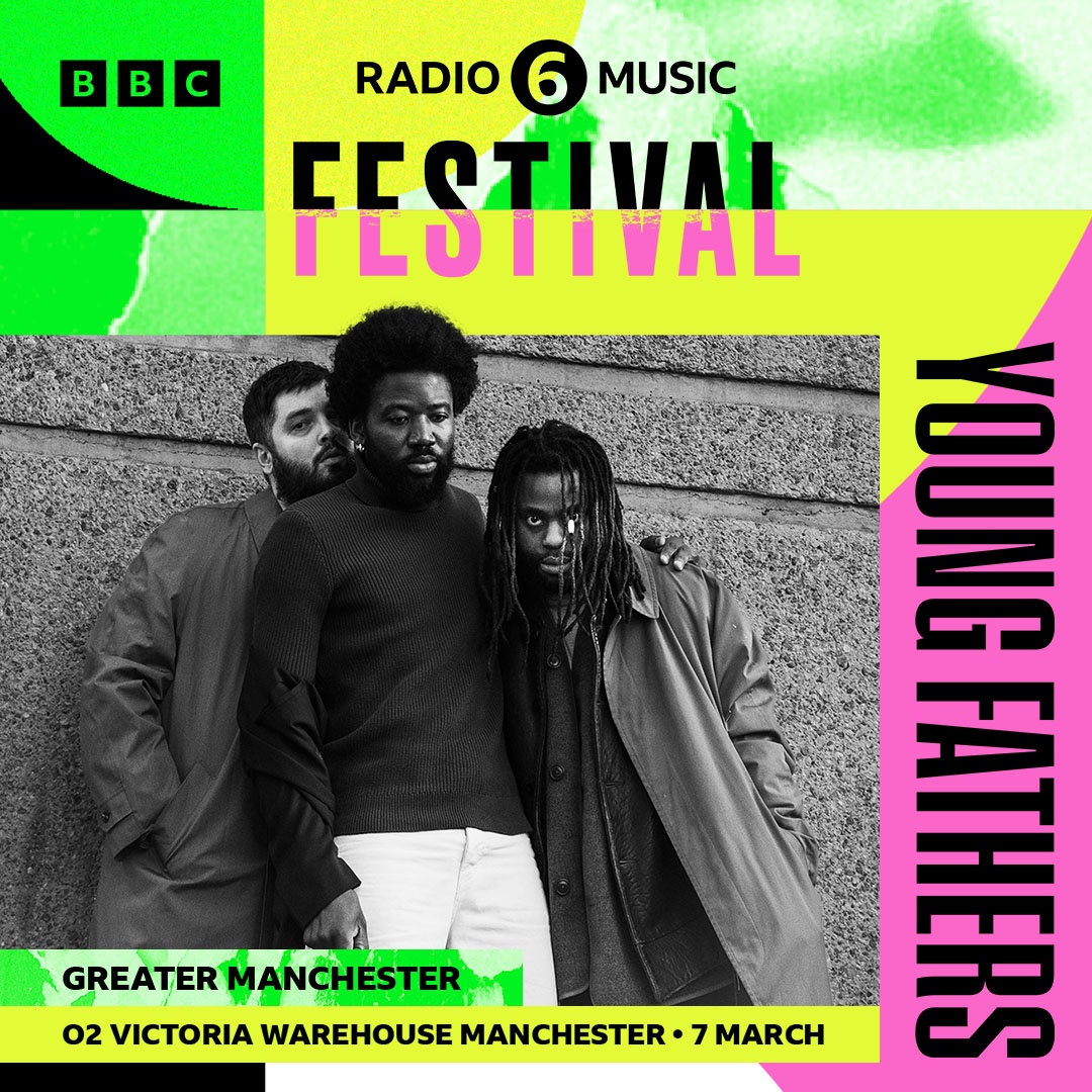 Catch @Youngfathers live at @BBC6Music's Festival in Greater Manchester 🎉 Tickets will be available starting Thursday, January 18th. Get yours here → bbc.co.uk/6musicfestival