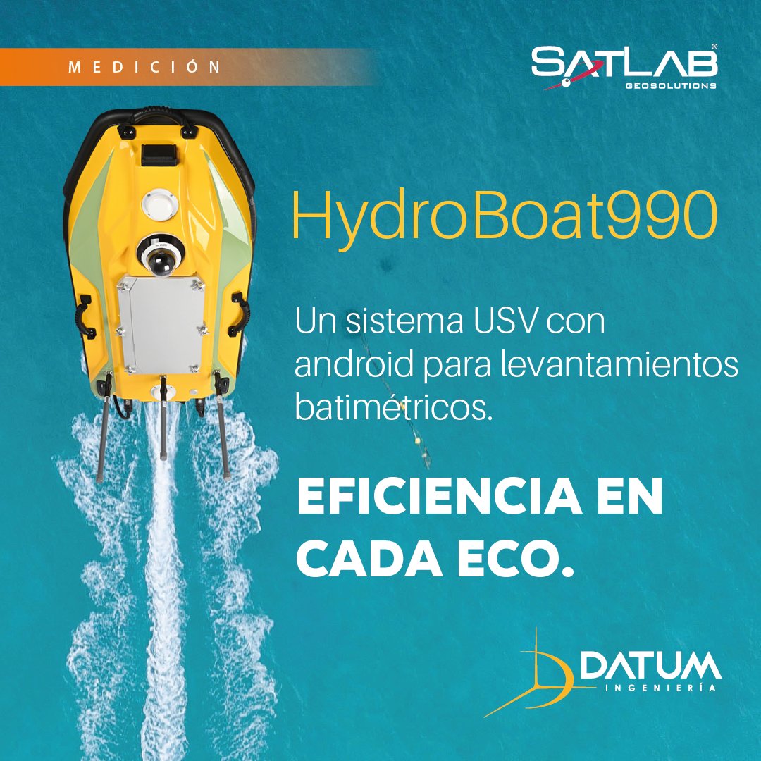 DatumIngenieria's tweet image. 🚤 HydroBoat 990: USV con Android para levantamientos batimétricos.

1 hombre, 1 barco, 1 controlador.

📱 Software Android fácil de usar, estructura integrada y práctica.

Mejore la eficiencia de sus proyectos.

Conozca más: 📲+ 57 3013345686

#HydroBoat990 #datum #satlab