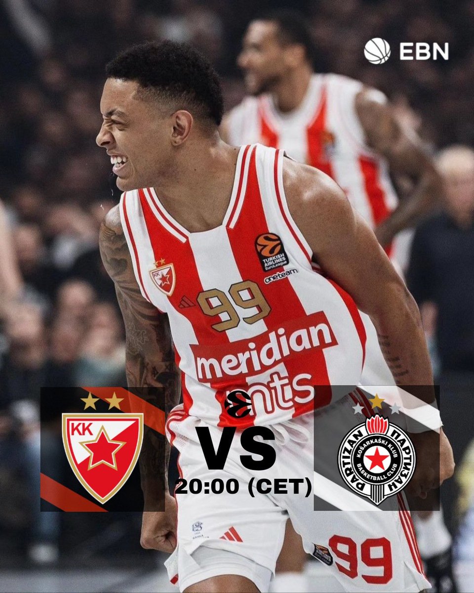 EuroleagueNews's tweet photo. Belgrade derby tonight 🔥👀 https://t.co/UR7oAuc4zp